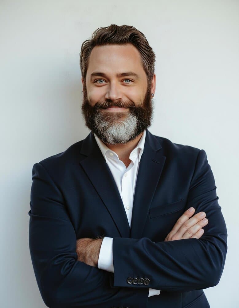 AI-generated professional headshot of man